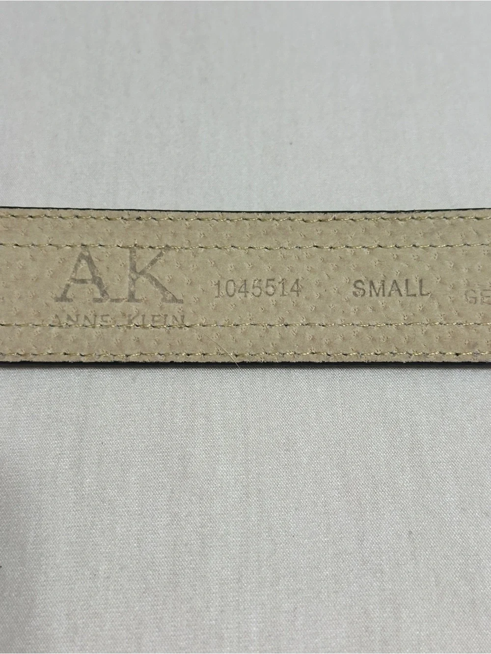 Anne Klein snakeskin-print leather belt